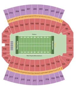 Mountaineer Field Seating Chart